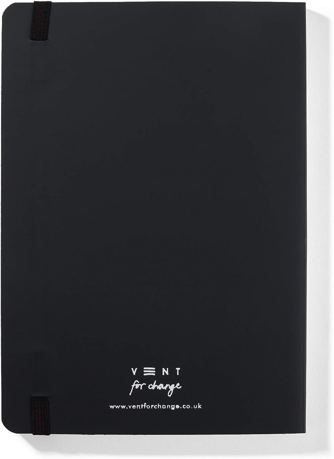 HDmirrorR VENT for Change - Make a Mark Range Classic Design Eco Friendly Recycled Leather A5 Notebook with Lined Paper | Lined Notebook/Notepad | Lined Journal, Great As A Gift - Charcoal Grey