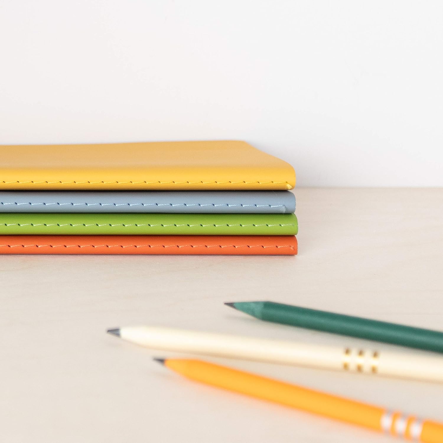 Recycled Leather Pocket Notebook - Mini Pocket Notebook (100 x 150mm) - Recycled Leather from The Make a Mark Range - Pocket
