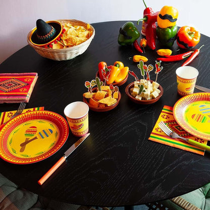 Set 20 Papieren Servetten Mexico