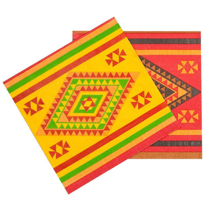 Set 20 Papieren Servetten Mexico