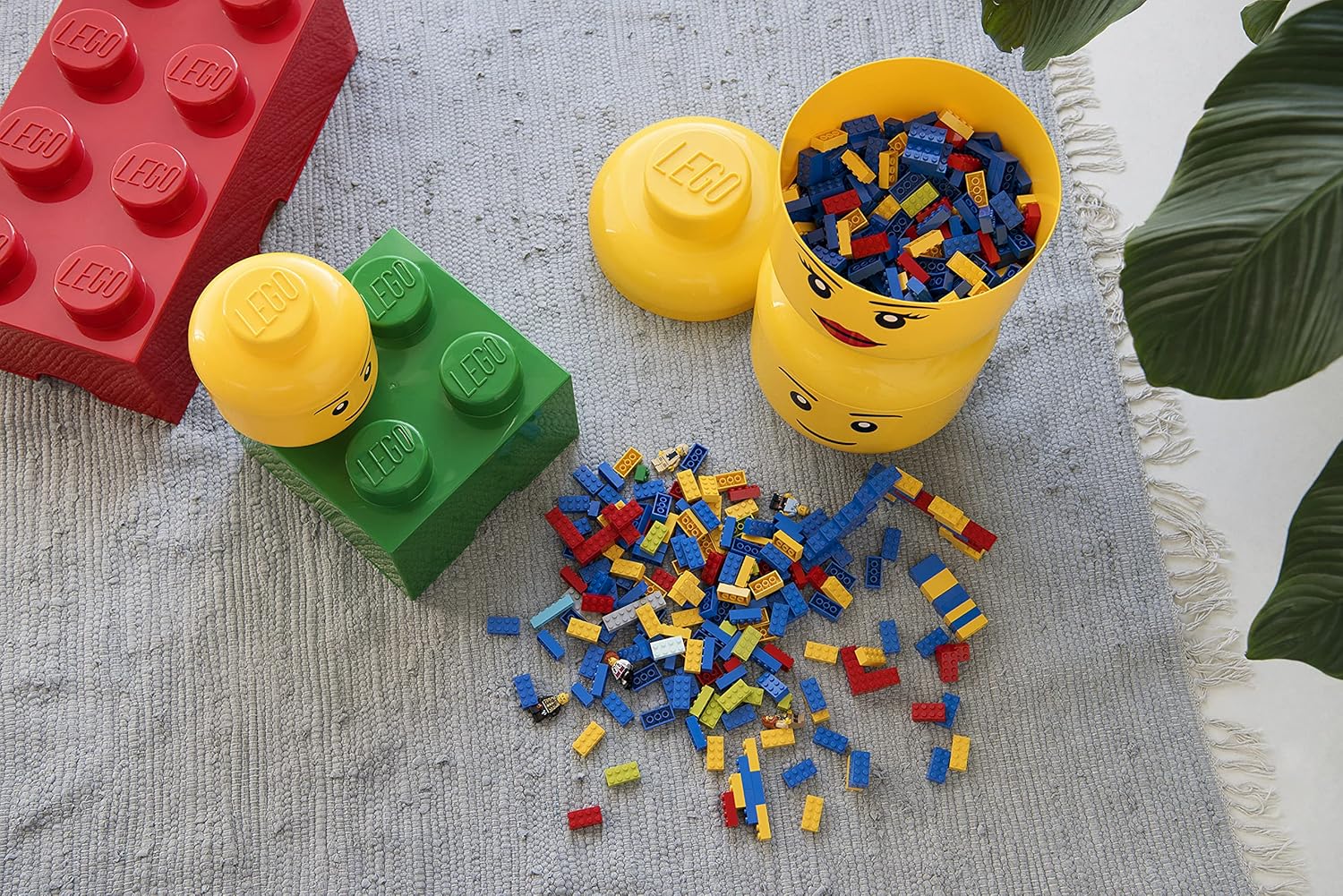 Lego: 40320820 - Storage Head (Large) - Happy Boy