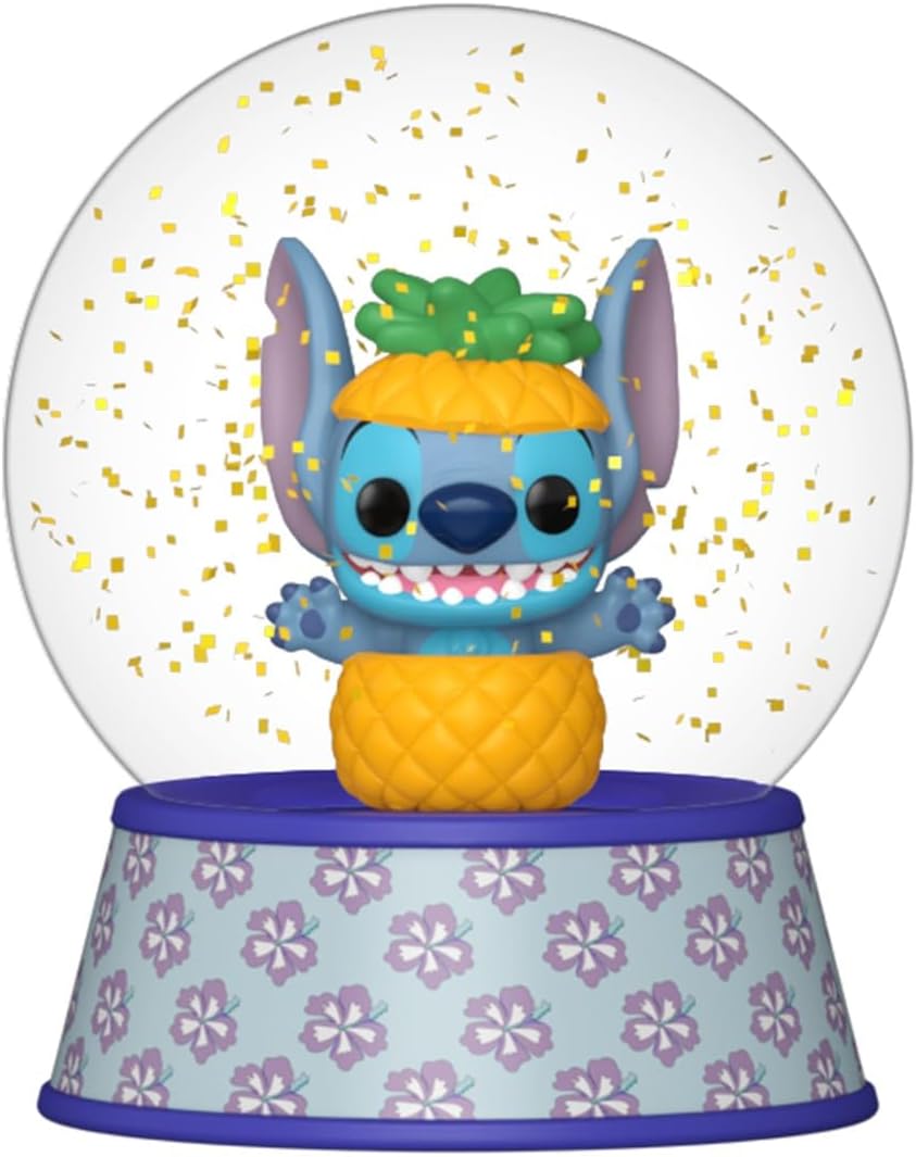 Funko Pop! Mini Glitter Globe: Stitch - Stitch in Pineapple - Collectable Vinyl Figure - Gift Idea - Official Merchandise - Toys for Kids & Adults - Disney Fans - Figure for Collectors and Display