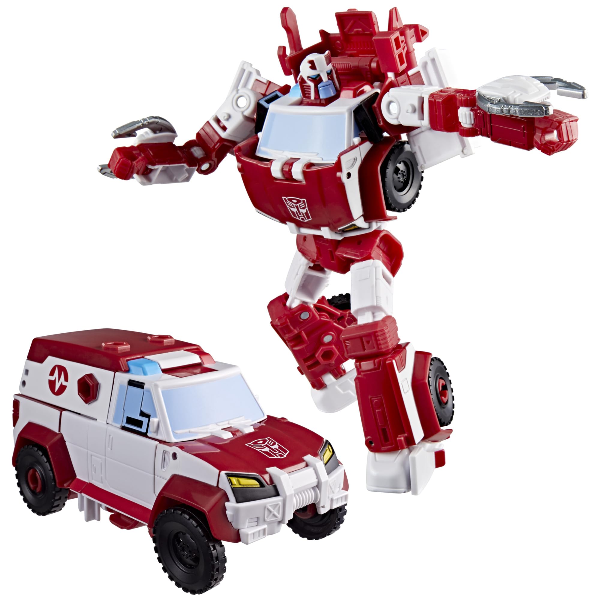 Transformers Age of the Primes Autobot Ratchet, verwandelbare Deluxe-Klasse Action-Figur (14,5 cm), Roboter-Spielzeug ab 8 Jahren