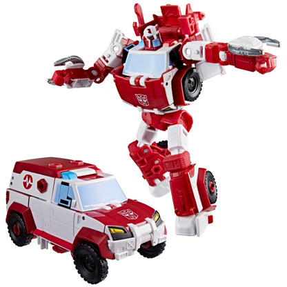 Transformers Age of the Primes Autobot Ratchet, verwandelbare Deluxe-Klasse Action-Figur (14,5 cm), Roboter-Spielzeug ab 8 Jahren