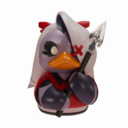 TUBBZ Sammlerausgabe: Hazbin Hotel – Vaggie Cosplaying Gummiente Vinylfigur – Offizielle Sammelfigur für Fans von Hellaverse