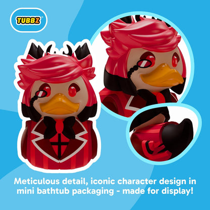 TUBBZ Mini: Hazbin Hotel – Alastor Cosplaying Gummiente Vinylfigur – Offizielle Sammelfigur für Fans von Hellaverse