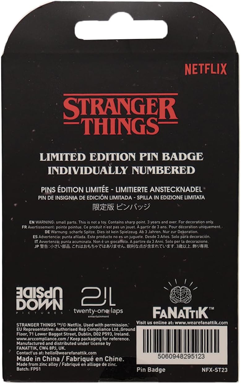 Stranger Things Castle Byers Limited Edition Pin Badge - Offiziell lizenziertes Sammlerstück (9.995 Worldwide