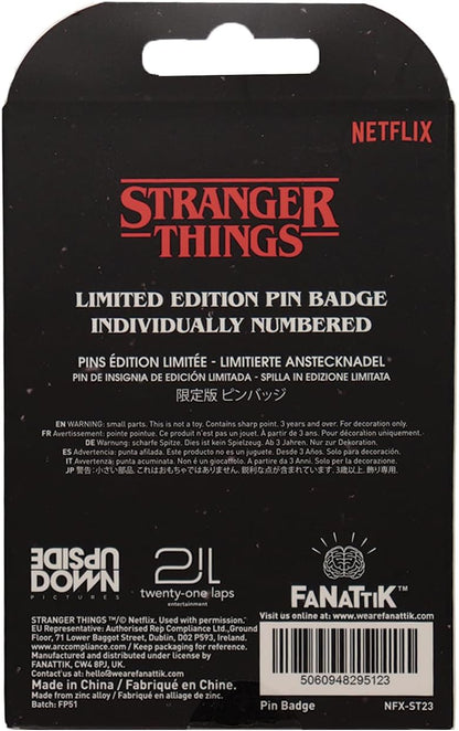 Stranger Things Castle Byers Limited Edition Pin Badge - Offiziell lizenziertes Sammlerstück (9.995 Worldwide