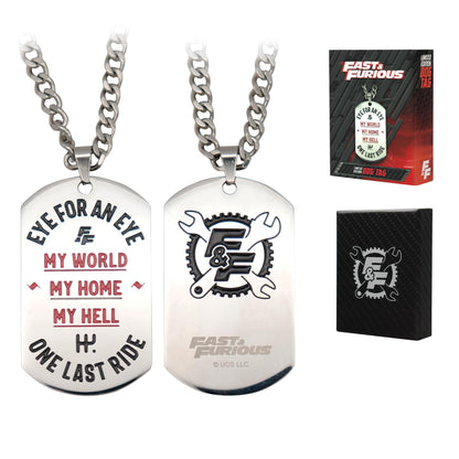 Fast & Furious Dog Tags With Ball Chain