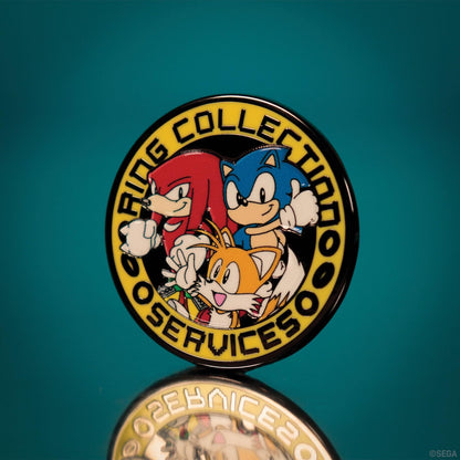 Sonic der Igel Sonic, Tails & Knuckles Limited Edition Pin Abzeichen - Individuell nummeriert (9.995 weltweit) - 40 mm