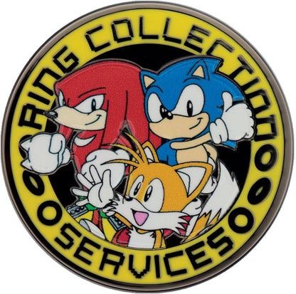 Sonic der Igel Sonic, Tails & Knuckles Limited Edition Pin Abzeichen - Individuell nummeriert (9.995 weltweit) - 40 mm