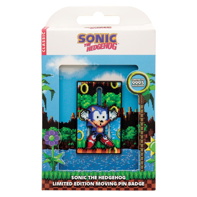 Sonic the Igel Limited Edition Abzeichen mit Pin – individuell nummeriert (9 995 weltweit