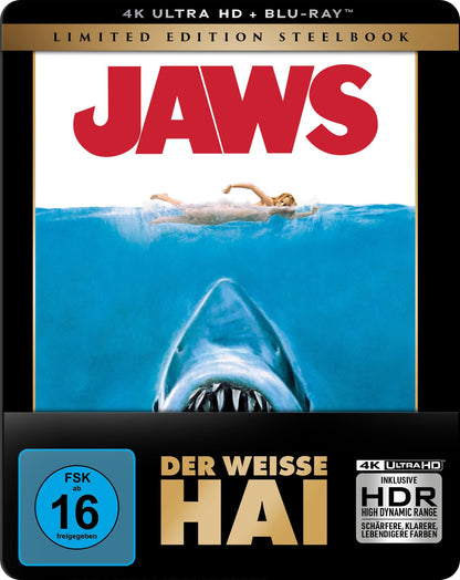 Der weiße Hai (Steelbook, 4K-UHD+2 Blu-rays