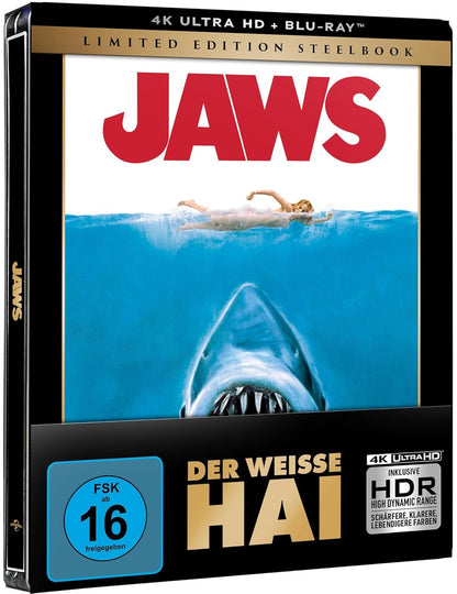 Der weiße Hai (Steelbook, 4K-UHD+2 Blu-rays