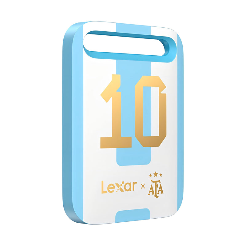 Lexar SL260 Air Portable SSD 512GB, AFA Edition, Argentina World Championship Co-Branding, USB 3.2 Gen 1, Up to 400MB/s Write, Ultra-Compact & Lightweight for iPhone 17, Android, iPads, PC & Mac