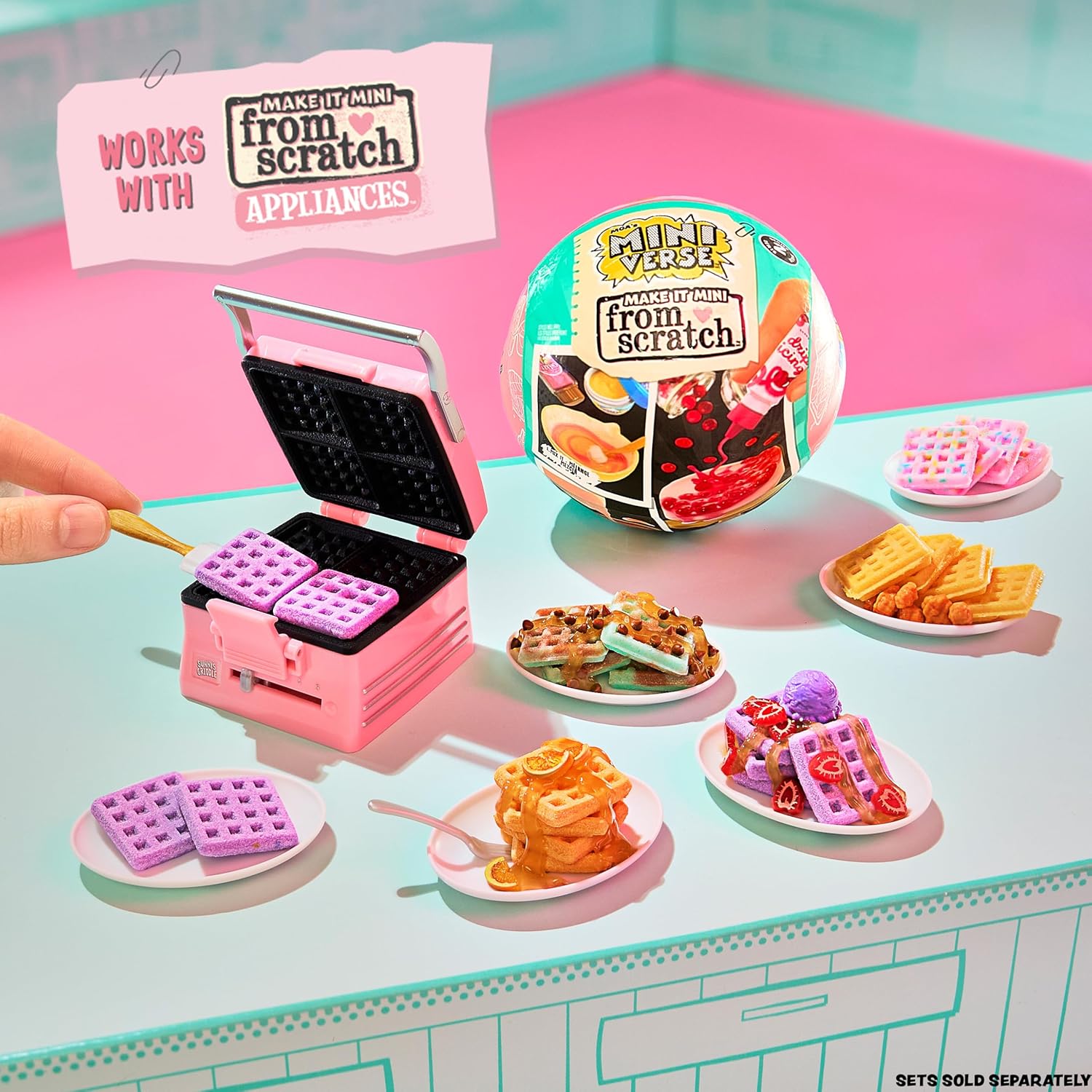 MGA’s Miniverse Make It Mini From Scratch Apparaten Serie 3 – Werkende mini-apparaten, DIY-epoxyknutsels, keukenplezier, niet eetbaar – Voor verzamelaars & kinderen vanaf 8 jaar
