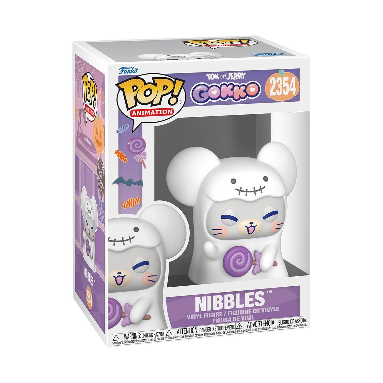 Funko POP! Animation: Tom & Jerry Gokko - Nibbles - Figura in vinile da collezione - Idea regalo - Prodotto ufficiale - Giocattoli per bambini e adulti - Modello di figura per collezionisti