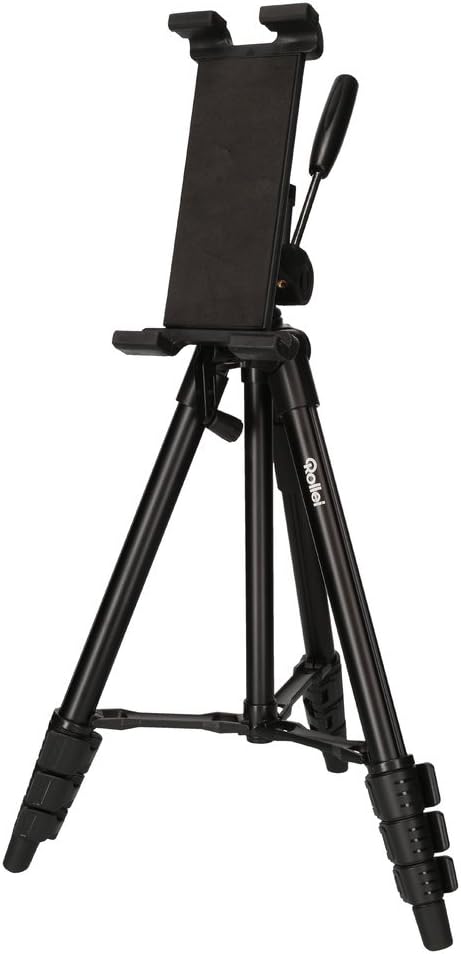 Rollei 22640Tablethouder - universele houder voor uw tablet met 1/4 inch schroefdraad aan de achterkant, geschikt voor tablets tot 24 cm breedte - zwart,9,4 x 3,3 x 18,21 cm; 117,93 gram