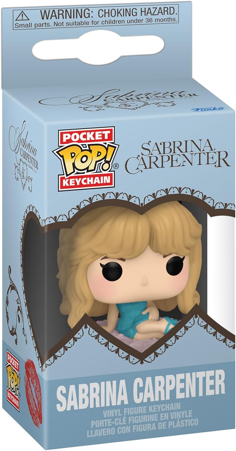 Funko POP! Keychain: Sabrina Carpenter (NightGown) Novelty Keyring - Collectable Mini Figure - Stocking Filler - Gift Idea - Official Merchandise - Backpack Decor
