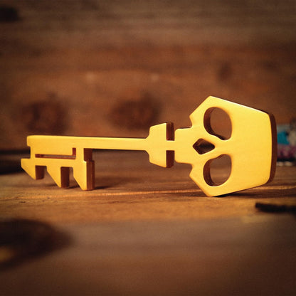 FaNaTtik Borderlands Limited Edition Gold Key Replica - 24k vergoldetes Metall-Sammlerstück, einzeln nummeriert, offizielles Lizenzprodukt, 100 x 35 x 6 mm