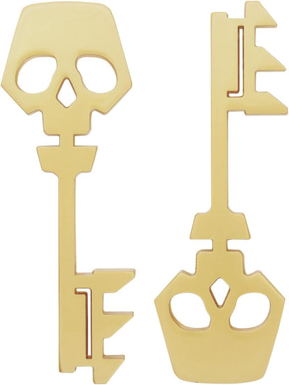 FaNaTtik Borderlands Limited Edition Gold Key Replica - 24k vergoldetes Metall-Sammlerstück, einzeln nummeriert, offizielles Lizenzprodukt, 100 x 35 x 6 mm