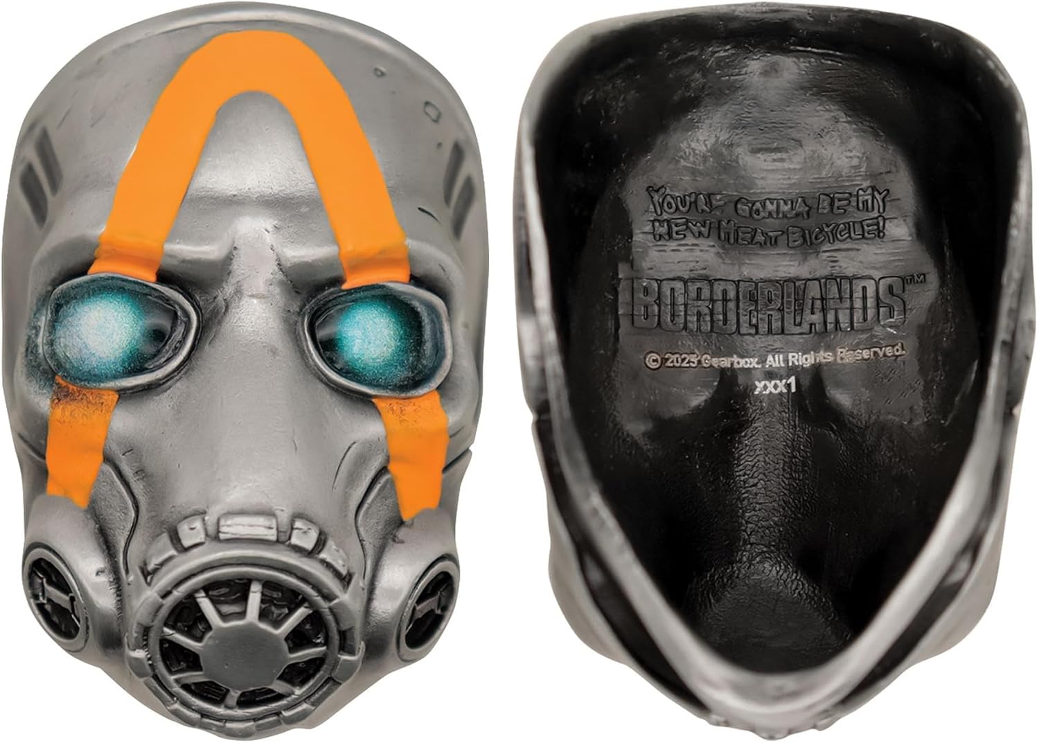 FaNaTtik Borderlands Bandit Mask Limited Edition Metal Replica | 2 x 3 Inches