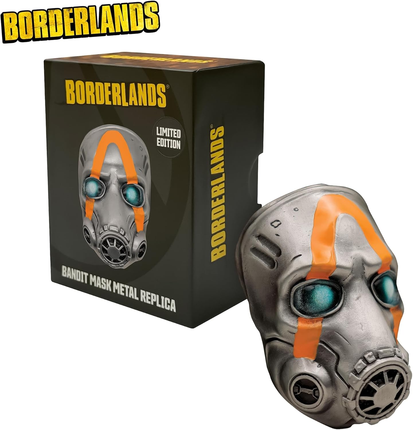 FaNaTtik Borderlands Bandit Mask Limited Edition Metal Replica | 2 x 3 Inches