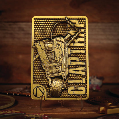 FaNaTtik Borderlands Claptrap Limited Edition Metallbarren - Antik Messing farbig nummeriertes Sammlerstück (5000 weltweit