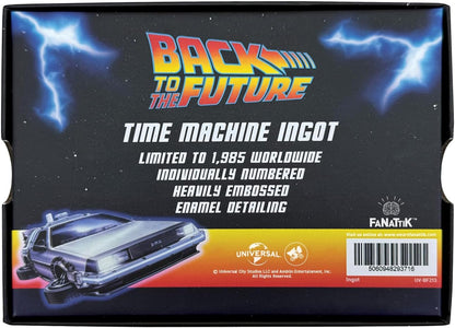 FaNaTtik Back to the Future Barren zum 40. Jubiläum von Time Circuits – offizielles Sammlerstück in limitierter Auflage, individuell nummeriert, 90 x 56,5 mm, mit Präsentationsständer & Kunstkarte