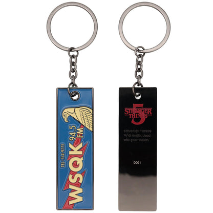 FaNaTtik Stranger Things The Squawk WSQK Schlüsselanhänger - Offiziell lizenziertes Sammlerstück in limitierter Auflage - Individuell nummeriert (9.995 Worldwide
