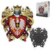 FaNaTtik The Witcher Redania Crest Medaillon – limitierte Auflage aus Metall (individuell nummeriert) | Offizielles Lizenzprodukt | 70 x 62,4 mm