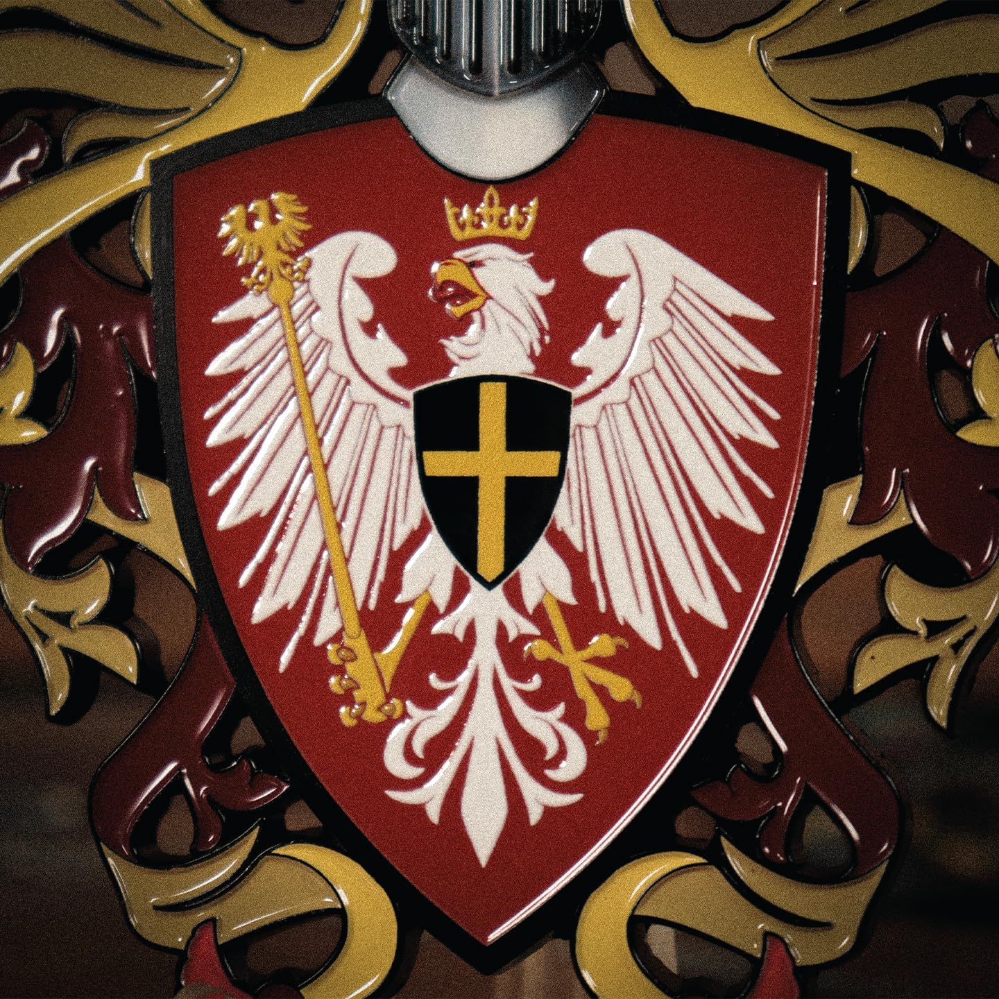 FaNaTtik The Witcher Redania Crest Medaillon – limitierte Auflage aus Metall (individuell nummeriert) | Offizielles Lizenzprodukt | 70 x 62,4 mm