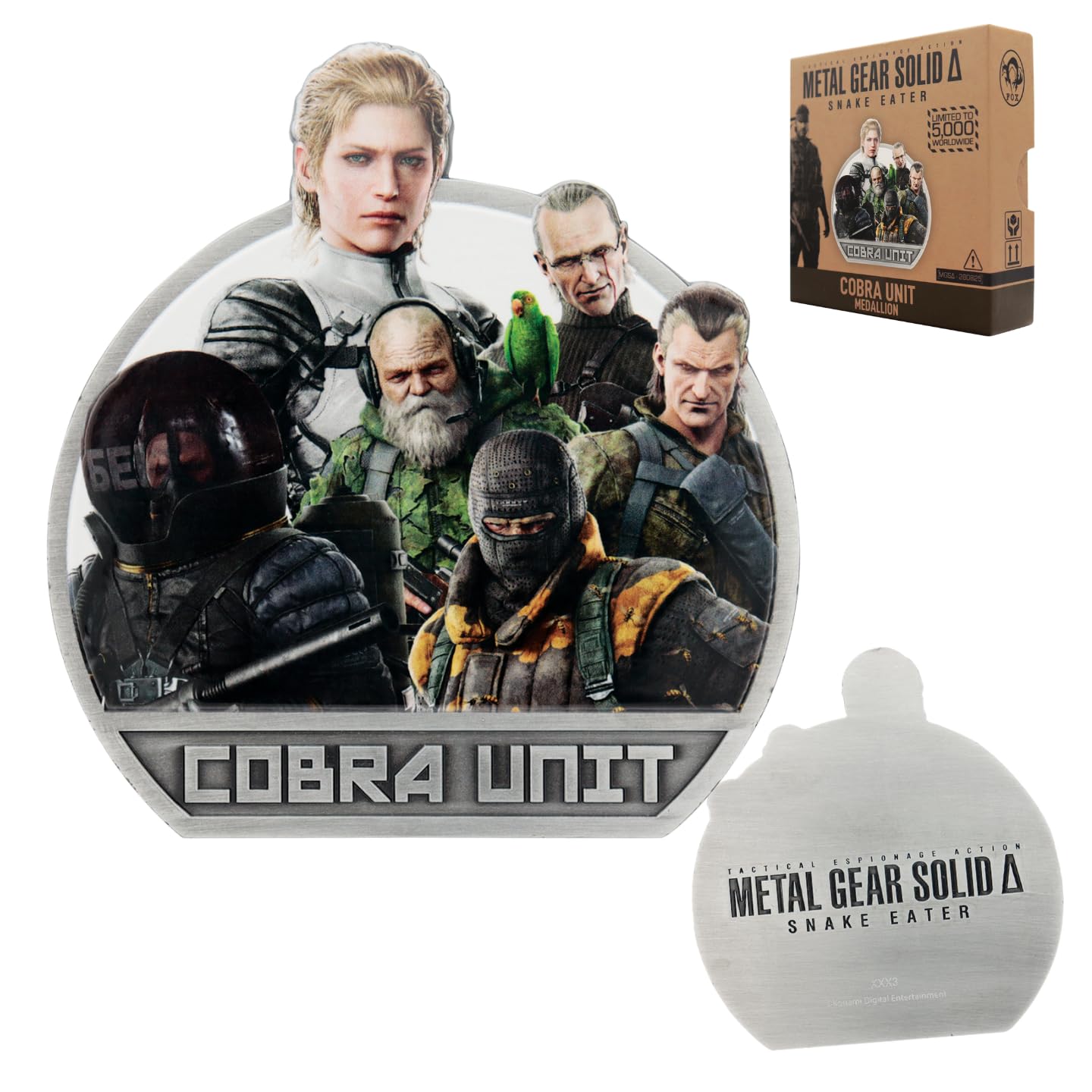 Metal Gear Solid Delta Medallion Cobra Unit Limited Edition