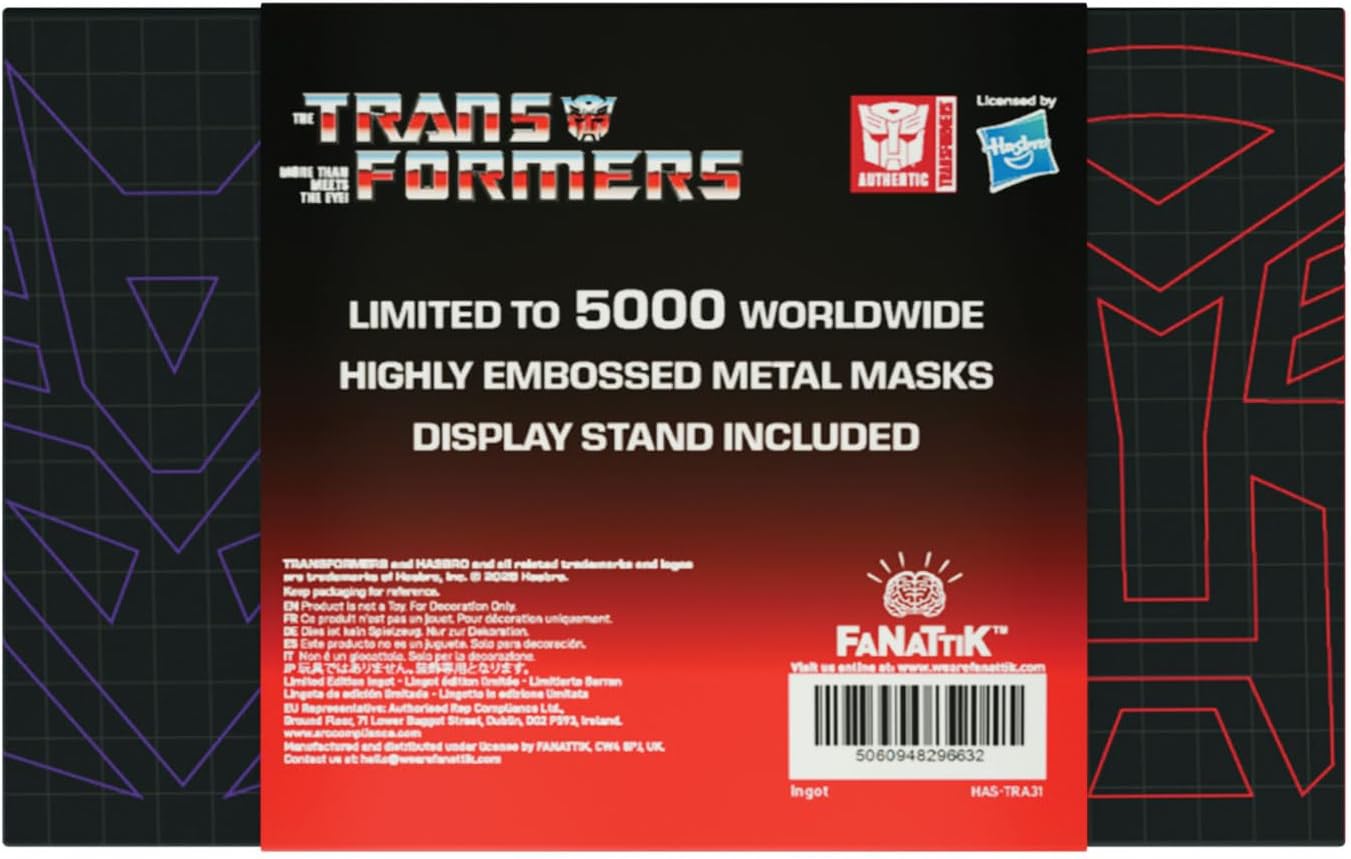 Transformers - Limited Edition Set mit 2 Mini-Helmen - nummerierte Sammler-Displaybox
