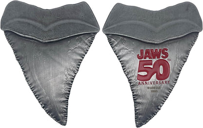 FaNaTtik Jaws 50th Anniversary Shark Tooth Metal Medallion - Limited Edition Collectible with Art Card (Limited to 1.975 worldwide