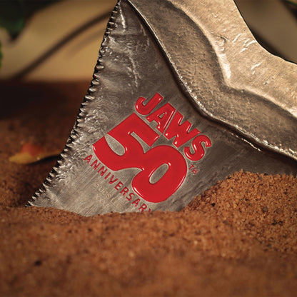 FaNaTtik Jaws 50th Anniversary Shark Tooth Metal Medallion - Limited Edition Collectible with Art Card (Limited to 1.975 worldwide