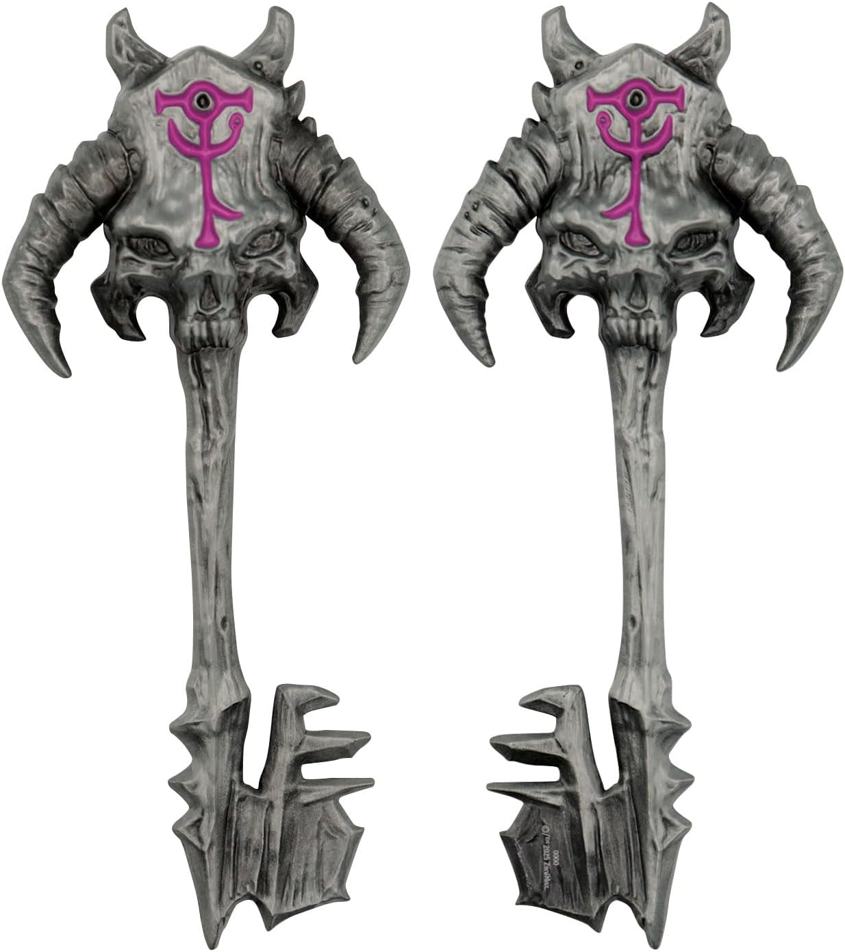 FaNaTtik DOOM: The Dark Ages Replica Metal Secret Key - Limited Edition (5000 weltweit), offizieller Merchandise, Antik-Silber-Färbung