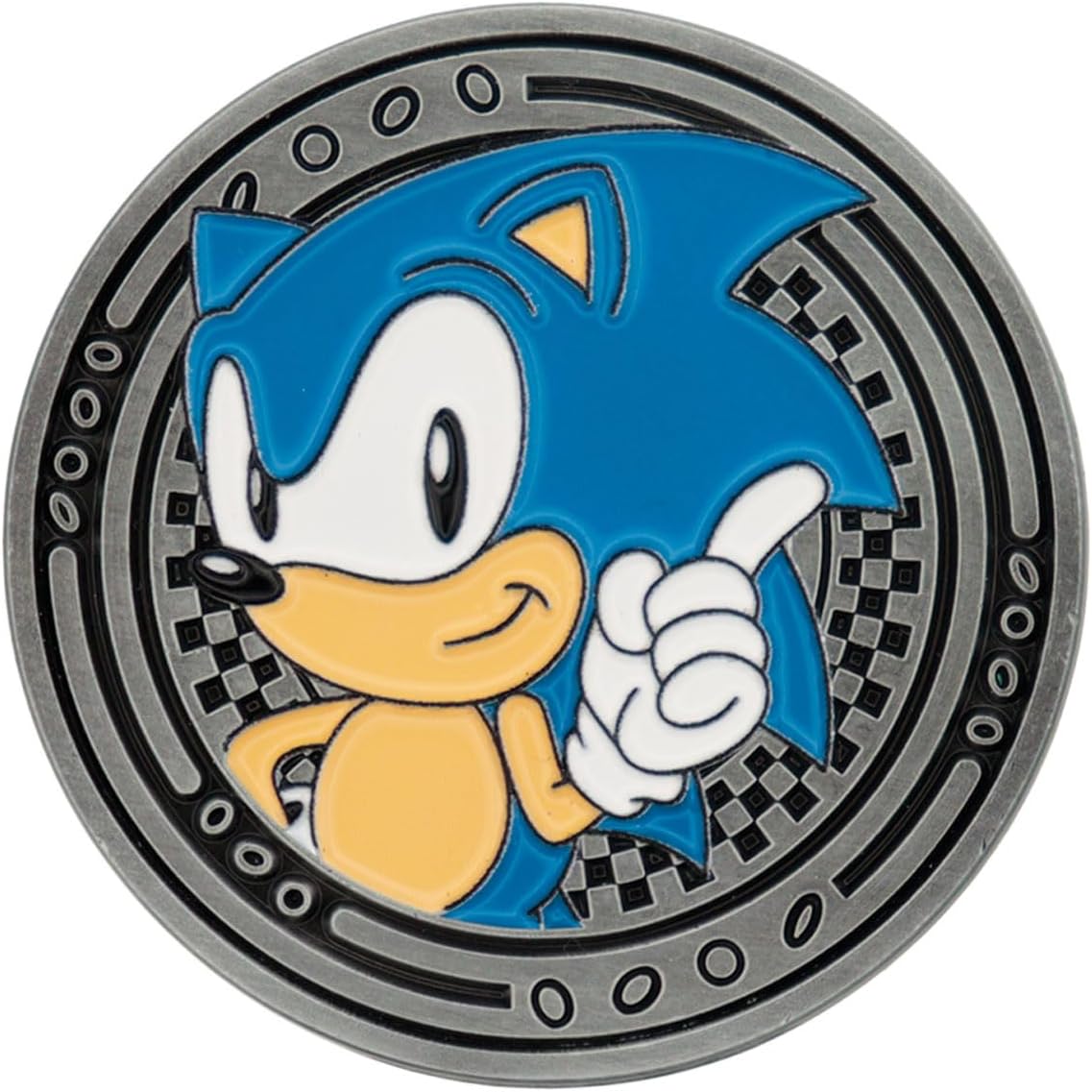 FaNaTtik Sonic the Hedgehog Sonic & Tails Limited Edition Sammelmünze - Silberfarbene Plattierung, individuell nummeriert (9.995 Worldwide