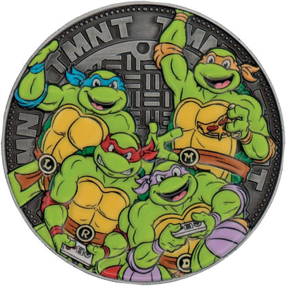 FaNaTtik Teenage Mutant Ninja Turtles – Krang Limited Edition Sammelmünze – individuell nummerierte, doppelseitige Emaille-Ausstellungsstück