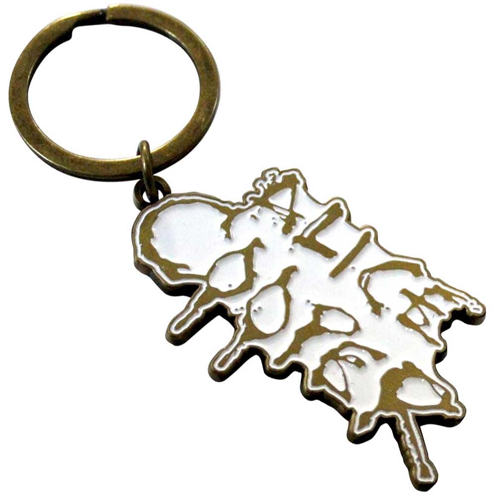 Orphan Sku - Alice Cooper Keychain: Dripping Logo Gold