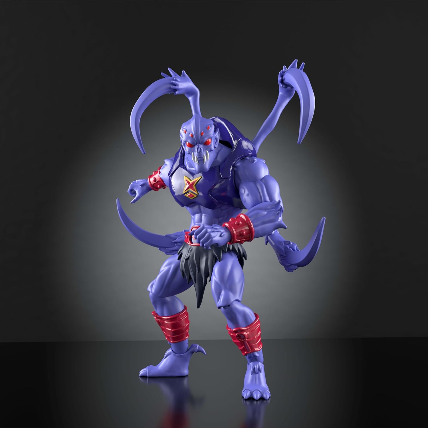 Masters of the Universe Origins Action Figure 200X Cartoon Collection Webstor, 5.5 Inch 1980s MOTU TV Humanoid Spider, Detailed Design, 4 Extra Arms, JHK05
