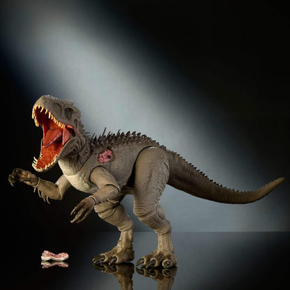 Mattel Jurassic World Hammond Collection Indominus Rex Deluxe Articulated Action Figure Large Size, Swappable Claws & Tracking Implant, JKG98