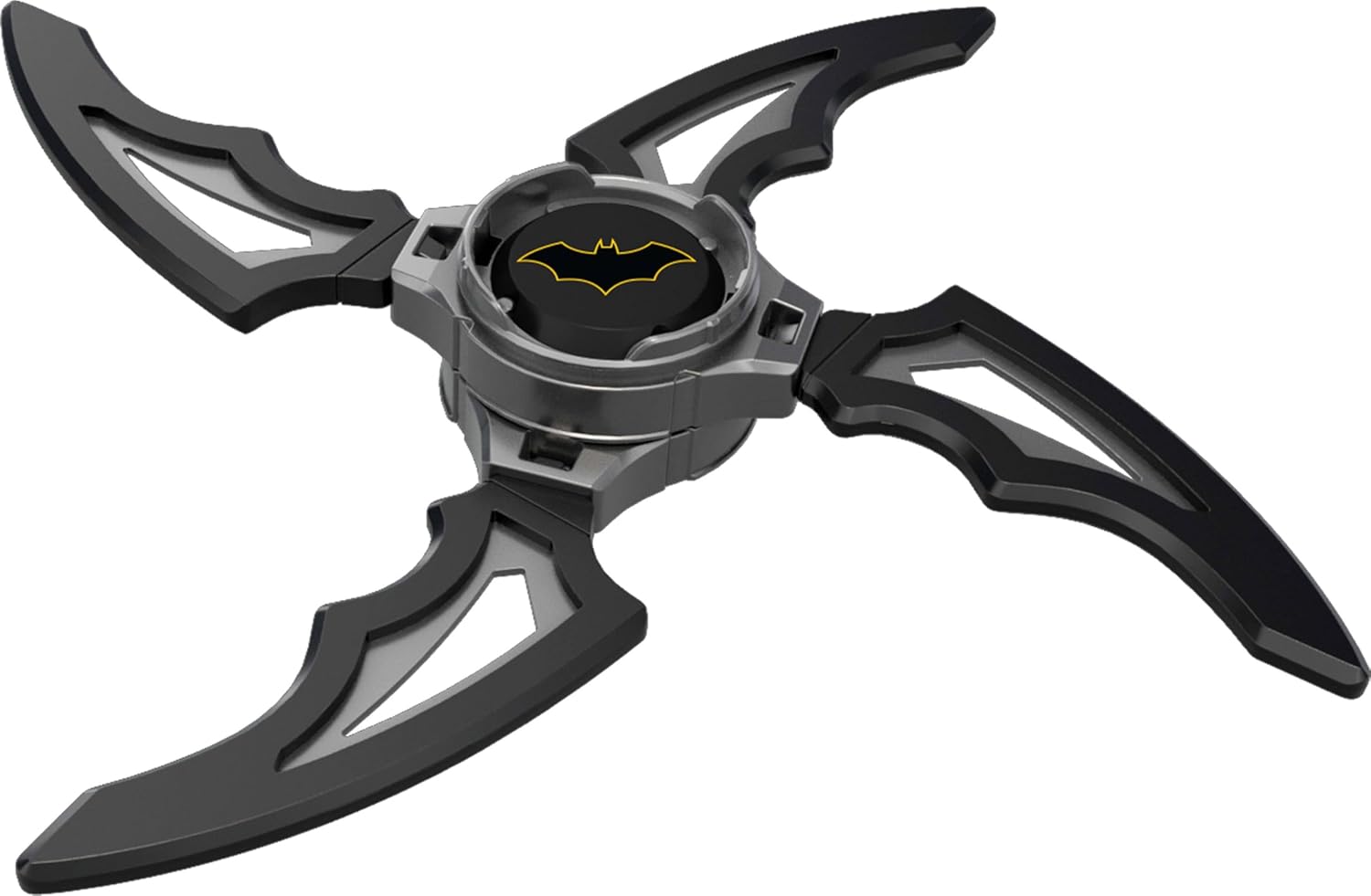 Mattel DC Premier Rollenspiel-Spielzeug, Batlink-Batarangs, Batmans legendäre Waffe im Bumerang-Stil, ca. 20 cm breit, kann geteilt und an Fahrzeugen angebracht Werden, JMD54