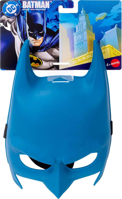 Mattel DC Premier Superheldenmasken für Kinder zum kreativen Rollenspiel, Gesichtsbedeckung aus Kunststoff mit elastischem Riemen, verschiedene Charaktere, JMF00