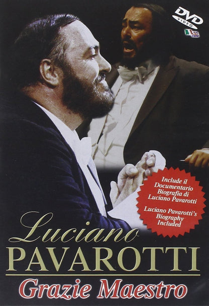 luciano pavarotti grazie maestro dvd Italian Import