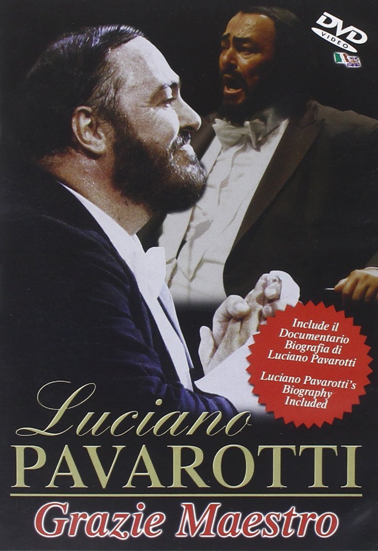 luciano pavarotti grazie maestro dvd Italian Import