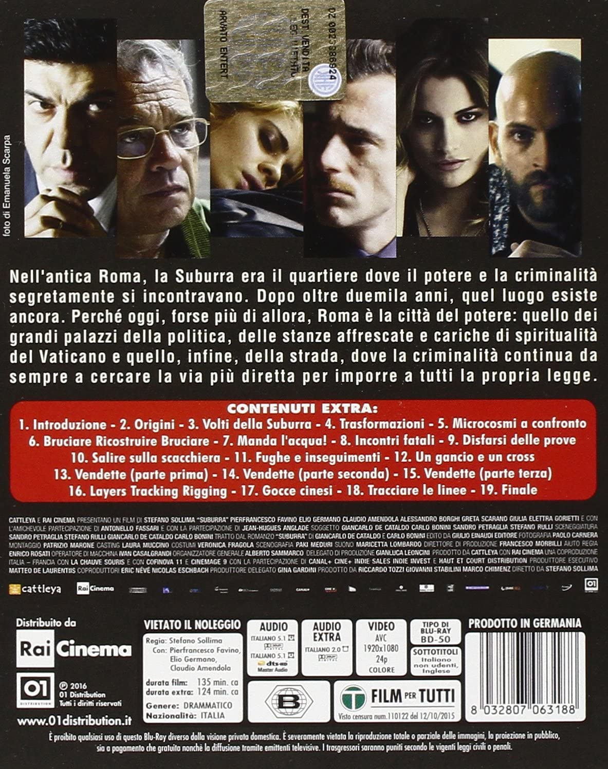 suburra limited edition (2 dvd) (blu ray) BluRay Italian Import