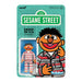Super7 Reaction Figure Sesame Street Ernie in PJs - 3.75" Sesame Street Action Figure - Classic TV Show Collectibles and Retro Toys