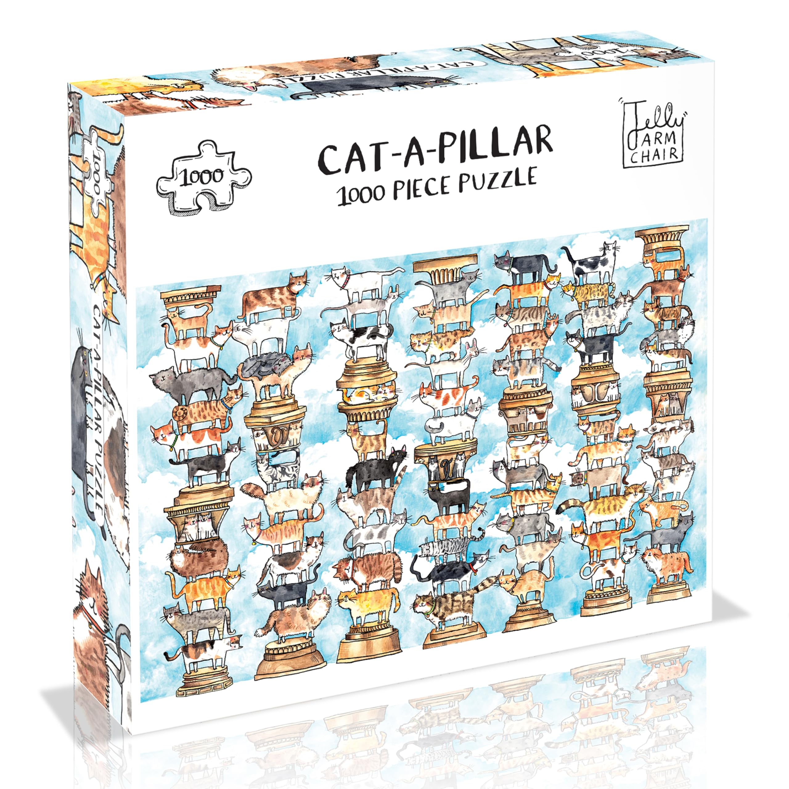 Jelly Armchair Cat-A-Pillar 1000 Piece Puzzle