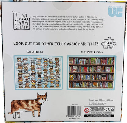 Jelly Armchair Cat-A-Pillar 1000 Piece Puzzle